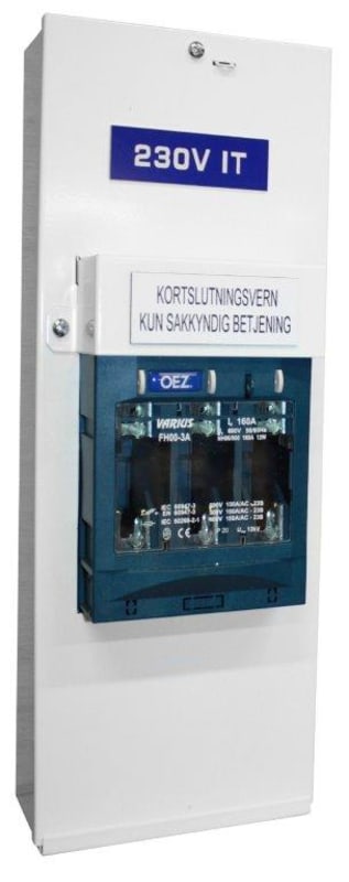 Inlet box 3/160A m/al-cu terminals (1700051)