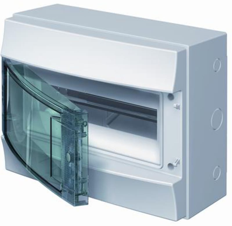 ABB Mistral 65 Consumer Unit 12 Modules IP65 Transparent Door