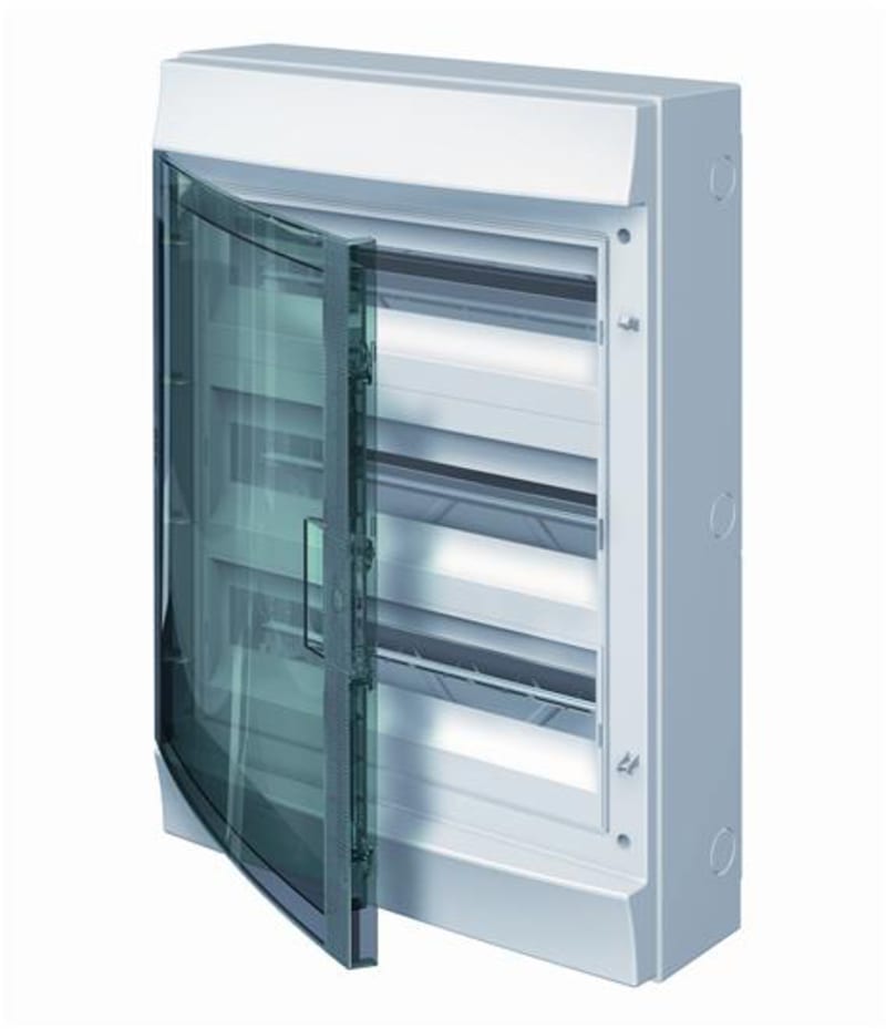 ABB 1SL1208A00 MISTRAL65 transparent door 54 DIN modules GWT 650°C