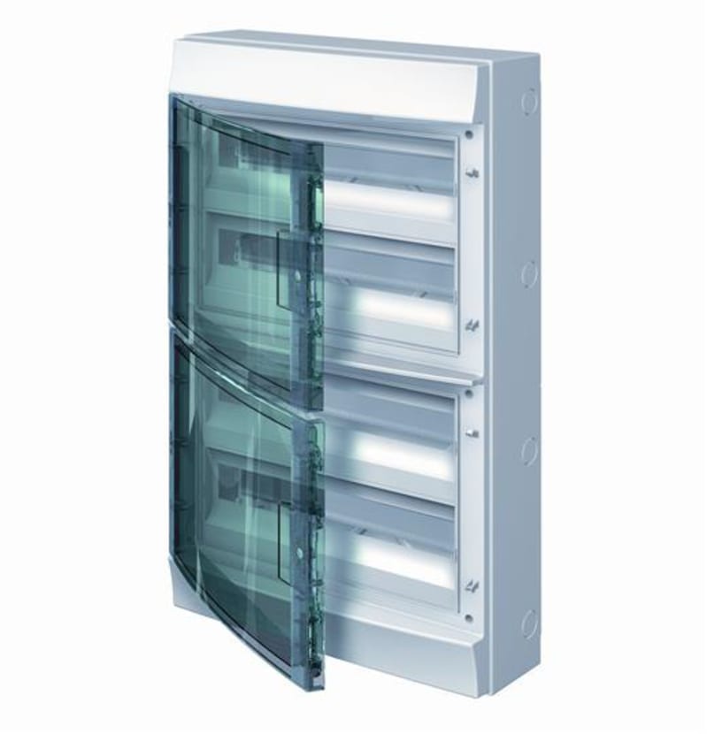 ABB Mistral 65 Enclosure with Transparent Door, 72 Modules, IP65