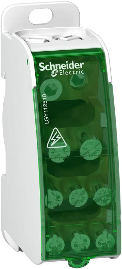 Schneider Electric Linergy DS - screw distribution block 1P - 125A - 10 holes LGY112510