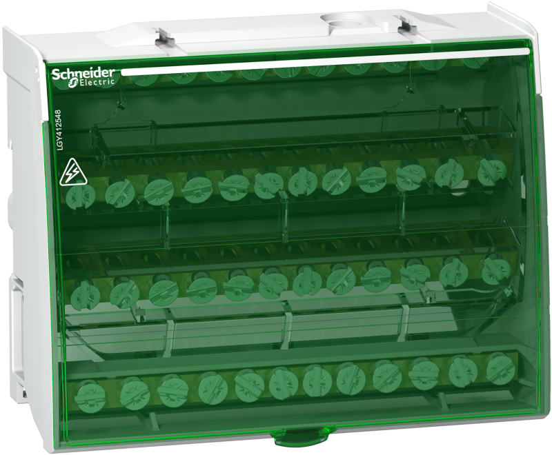 Schneider Electric Linergy DS - screw distribution block 4P - 125A - 48 holes LGY412548