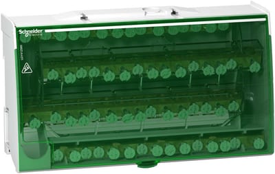 Schneider Electric Linergy DS - screw distribution block 4P - 125A - 60 holes LGY412560