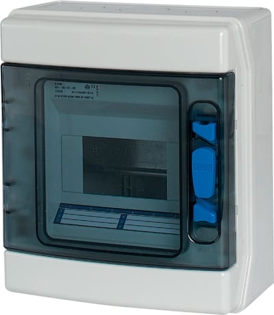Enclosure IP65 UV 1-Row 6 MOD.