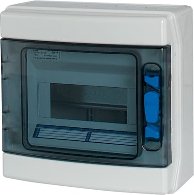 Enclosure IP65 UV 1-Row 8 MOD.
