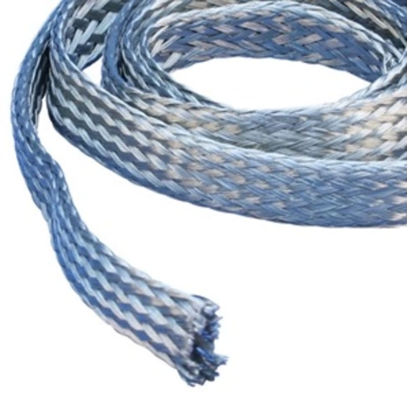 nVent ERIFLEX TTCE20 TTCE Tubular Braid in Coil, Tinned Copper, 122 A, 40.26 kcmil, 164'