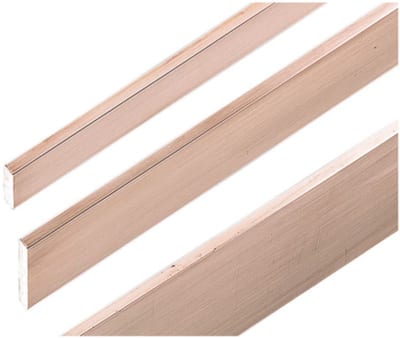 nVent ERIFLEX PCB-2M-50X5 Plain Copper Busbar, 1.97" x 0.2" x 78.74"