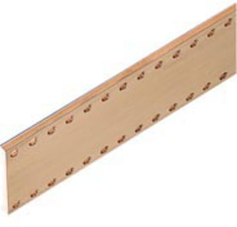 nVent ERIFLEX DPCB6010 Punched Plain Copper Busbar, Double, 2.36" x 0.39" x 68.9"