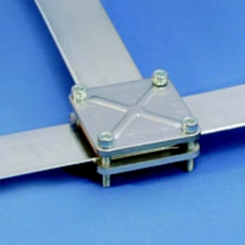 nVent ERIFLEX BC30 BC Ribbed Steel Busbar Clamp, 1.18" Busbar Width