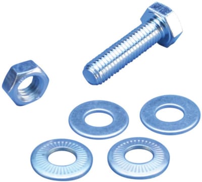 nVent ERIFLEX 558490 CONT-KIT Metal Nuts and Bolts Contact Kit, 8.8 Quality Class, M12 Thread, 3.15" Thread Length