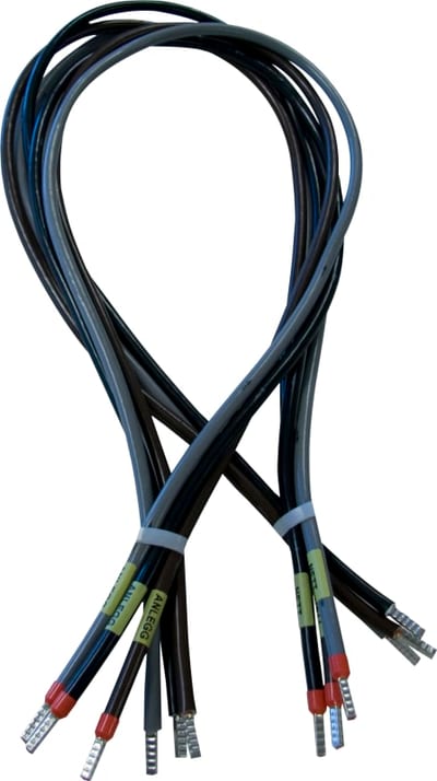 Matte silencer loop set 3FASE 10mm² Kl II