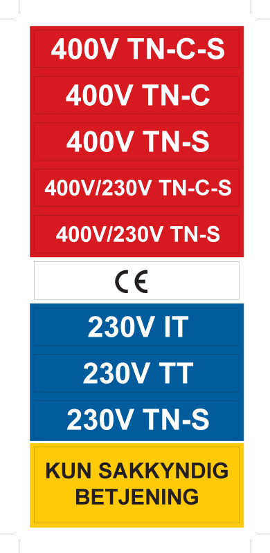 Eaton Marker Label Set for Cabinets and Switchboards (SKILT-S)