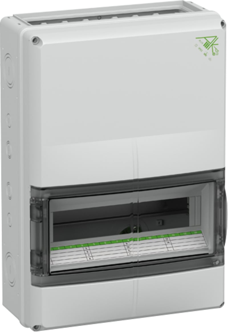 Spelsberg AK-F 14 Plus Modular Fuse Enclosure, 14 Modules, IP65