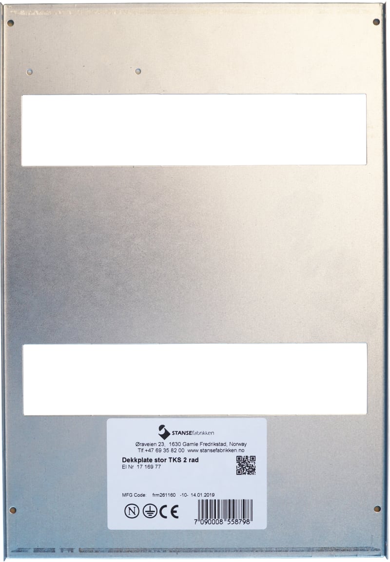 Cover plate large TKS 2-row (1716977)