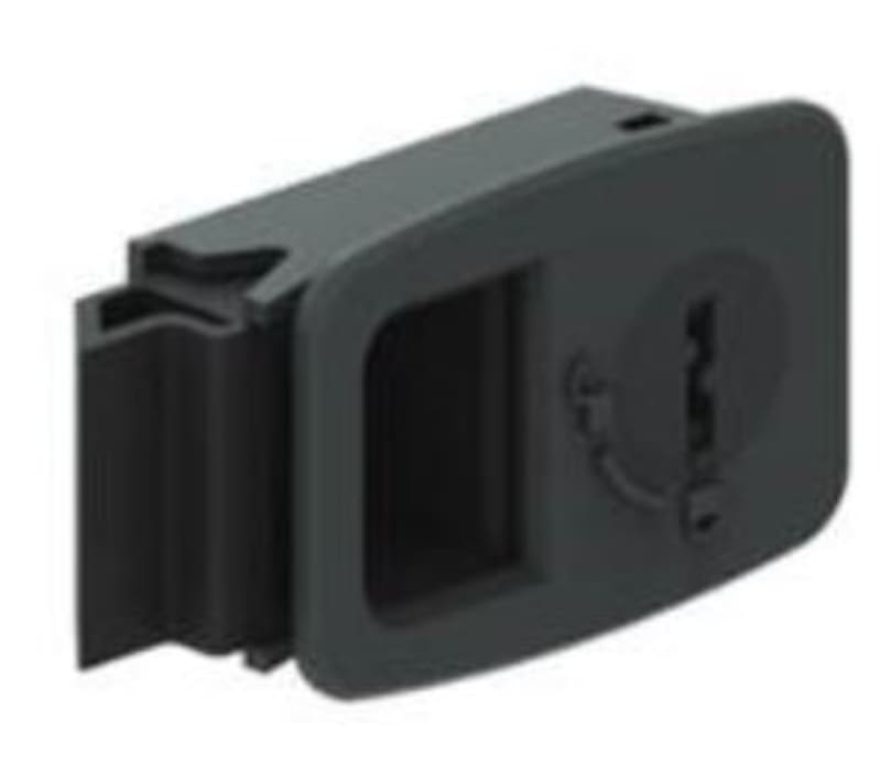 Stansefabrikken Sliding Lock with Cylinder for Flexibox Enclosure (1725534)