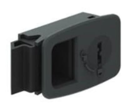Stansefabrikken Sliding Lock with Cylinder for Flexibox Enclosure