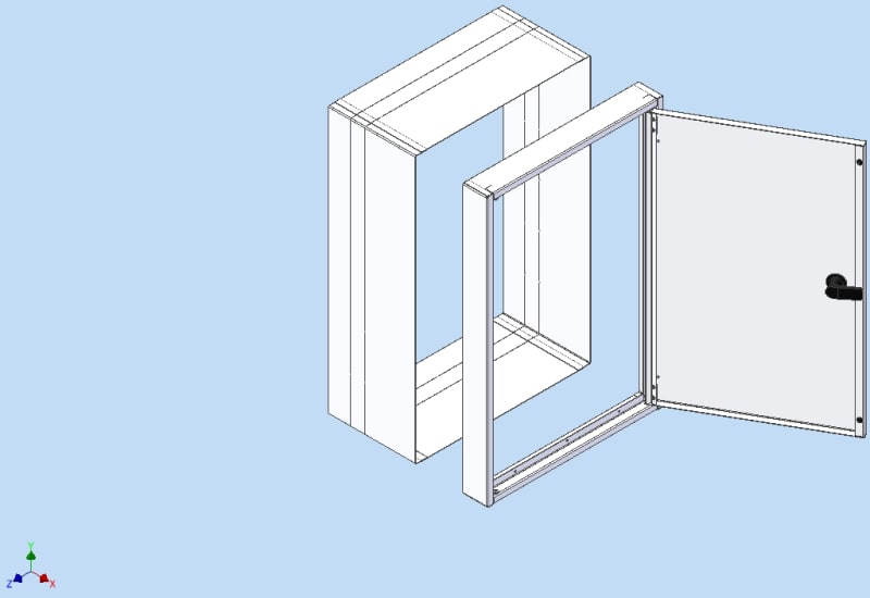 Eaton Replacement Cover for C-Series Enclosure with Door
