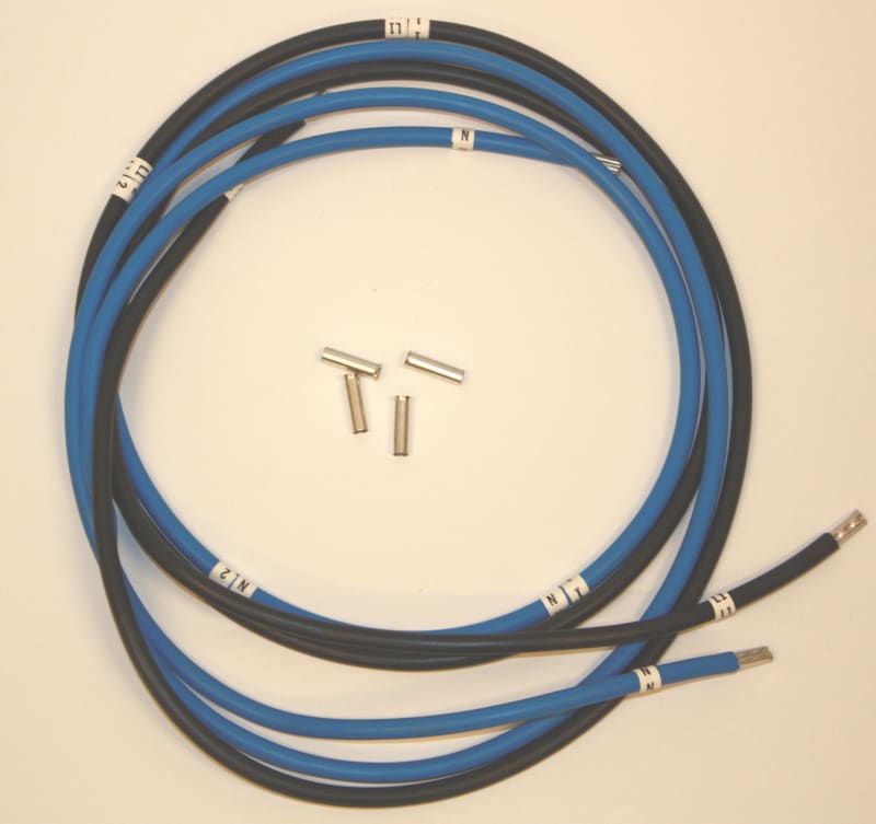 Matte silencer loop 10 MM2 Class 1, 1 pole + N (MS-10MM2/1P+N)