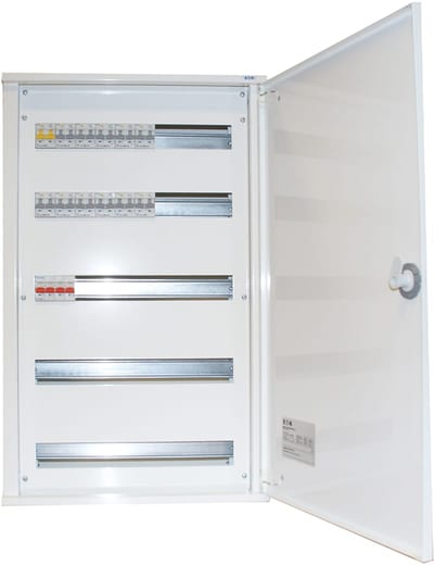 Residential Distribution Board BI-7647, Complete, TN 40 A, 12 Circuits