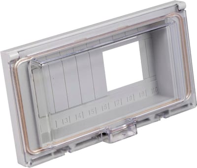 Door IP55 10 mod for recessed in panel front