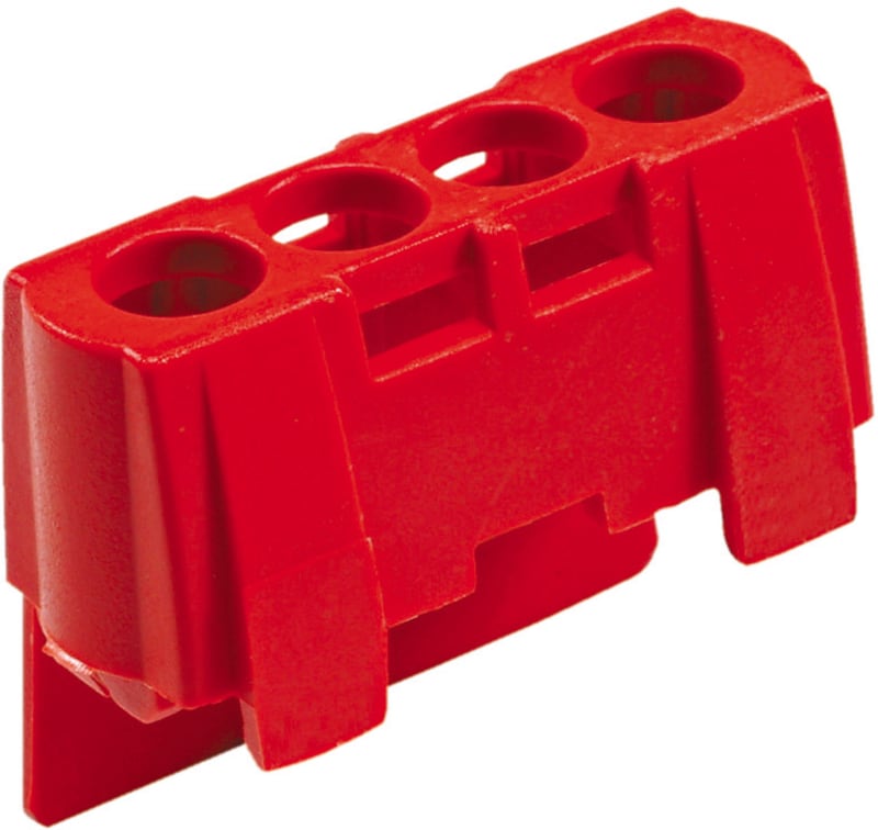 Cover f/coupling.st. 4 HOLES redt (13588)