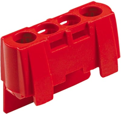 Cover f/coupling.st. 4 HOLES redt
