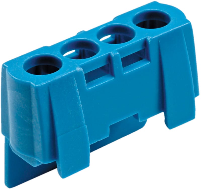 Cover f/coupling.st. 4 HOLES blue (13589)