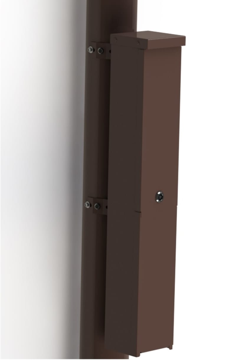 Pole Enclosure 130X120X800 RAL8014 (1750006)