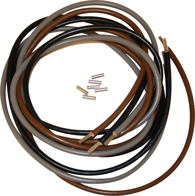 Matte silencer loop 3POL 10mm², 2 Meter. (1750022)