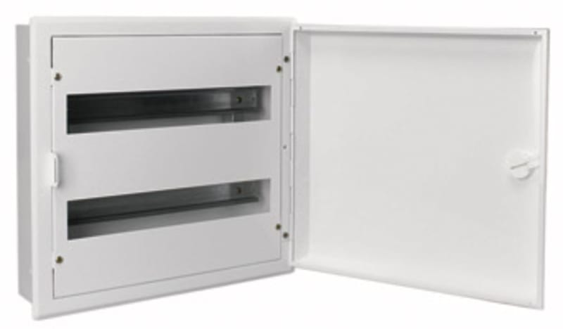 iBox Distribution Board 32 Modules with Steel Door, 60 mm Deep, Complete (I 32-2-DHS)