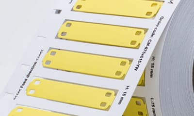 Cable Marker on rail 10X60 orang 1000 pr/r