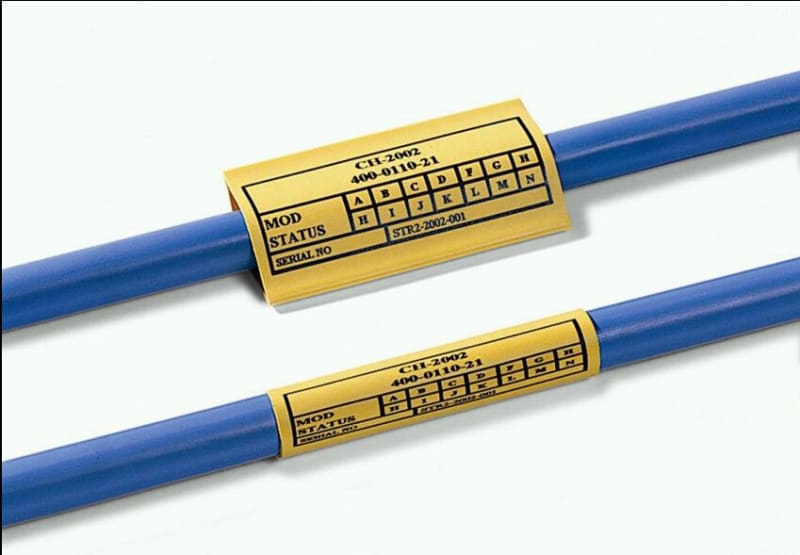 Heat-Shrink Conductor Marker Tubing TCGT 18/6 mm, Yellow, 26 m