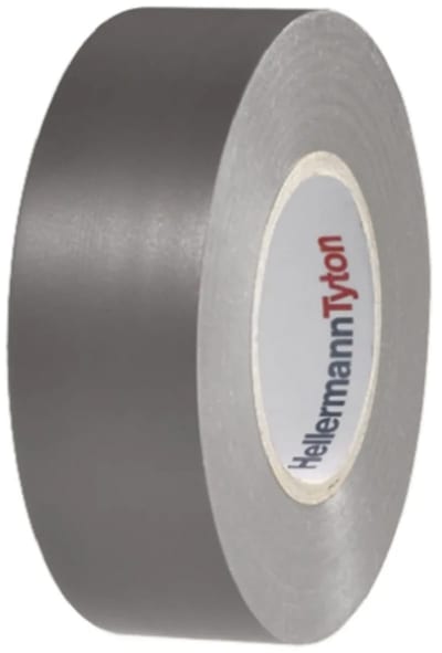 HellermannTyton HelaTape Flex 1000+ 19x20 mm PVC Grey