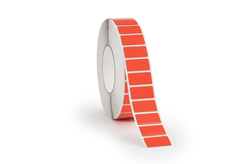 Sign Label 70mm x 18mm Red (0146-10045)