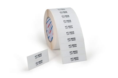Marker Label 68 x 16 white