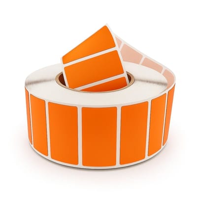 Sign Label 45 × 15 mm, Orange, 1000 pcs