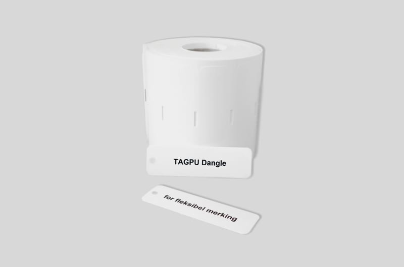 TAGPU Dangle 100X30MM White 400 pcs (1800807)