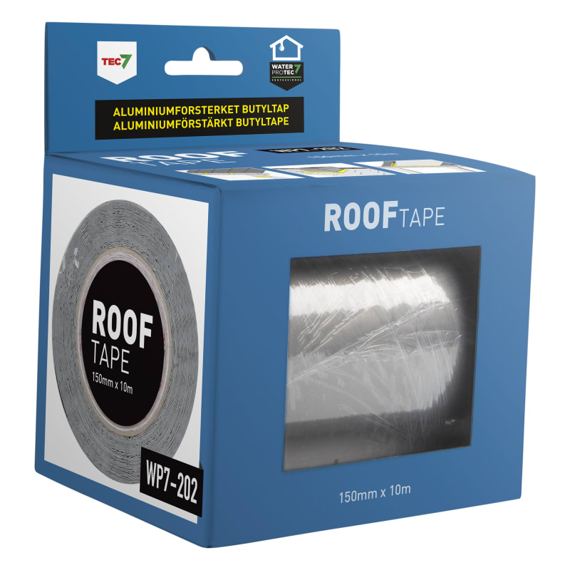 Tec7 Roof Tape Aluminium-Reinforced Butyl Sealing Tape, 150 mm x 10 m (T603160)