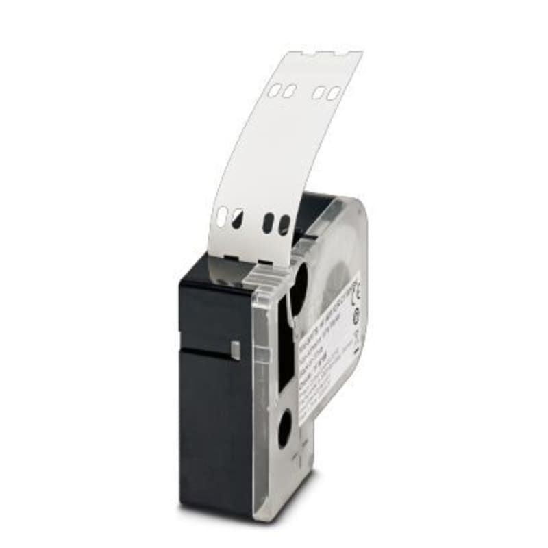 CABLE MARKERS, ROLL, White/BLACK, 50 PCS (mm-WMTB HF (40X12)r C1 WH/Bk)