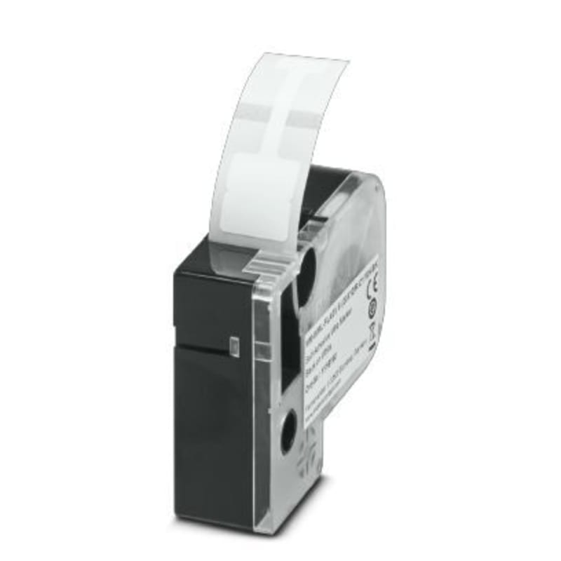 CABLEMARKERINGSFLAGG, ROLL, White/Black (mm-WML-Flagv 6 (20X10)r C1 Wh)