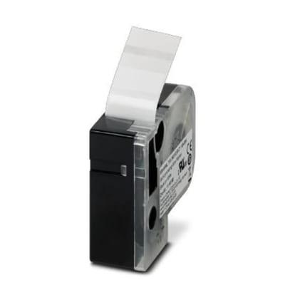 CABLE MARKERS, ROLL, White/BLACK, 165 PCS (mm-WML 7,5 (24X13)r C1 WH/Bk)