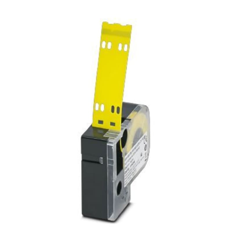 CABLE MARKERS, ROLL, Yellow/BLACK, 50 PCS (mm-WMTB HF (40X12)r C1 YE/Bk)