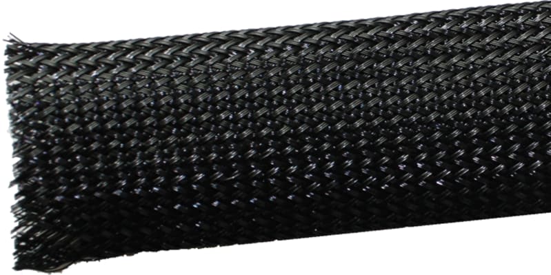 Abiko BSB 10 Braided Protective Sleeve, Black Halogen-Free