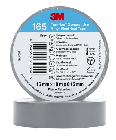 Electrical Tape 165 15MMX10M, Green (7100184727)