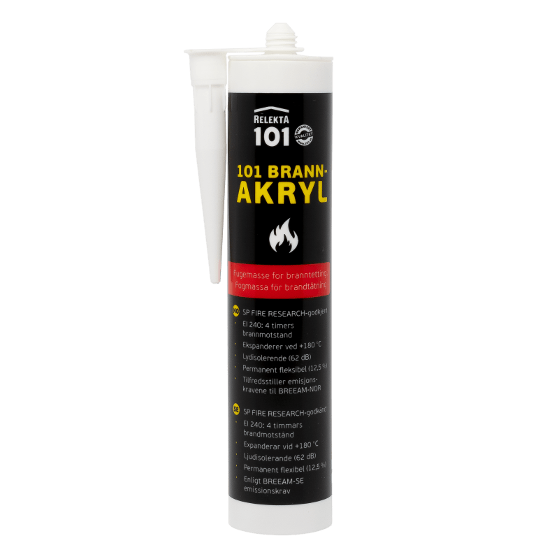 Relekta 101 Fire-Rated Acrylic Sealant, 310 ml (1804503)