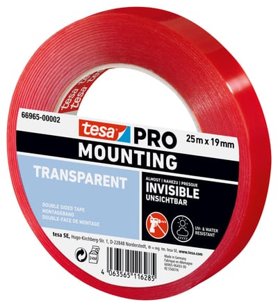 Mountingstape PRO 66965 Clear 25MX19MM
