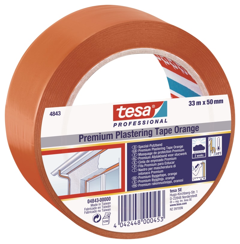 Buildingetape 4843 PVC 33MX50MM orange (04843-00000-17)
