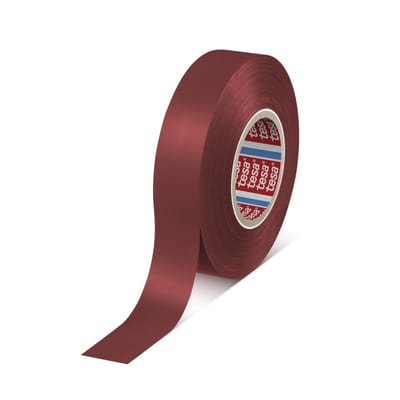 tesa 04163 tesaflex Soft PVC Electrical Insulation Tape 33 m x 19 mm, Red