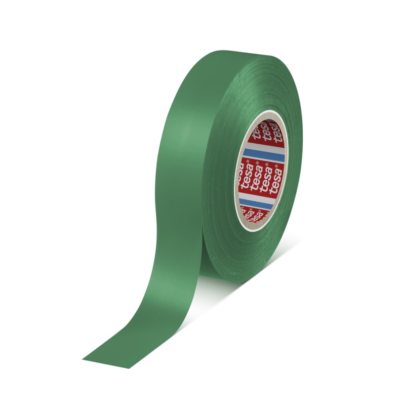 tesa 4163 Soft PVC Insulating Tape Green (04163-00089-92)