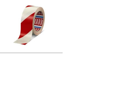 Notificationtape 60760 33MX50M red/white
